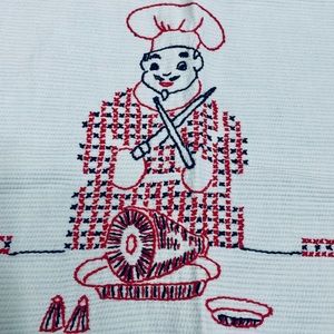 Cross Stitch red & black